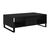 vidaXL Coffee Table Black Oak 104 x 60 x 35 cm Engineered Wood