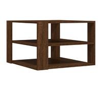 vidaXL Coffee Table Brown Oak 58x58x40 cm Engineered Wood