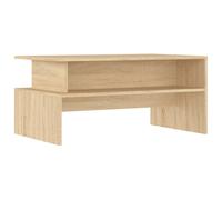 (high gloss white) vidaXL Coffee Table Side Table End Table Sofa Table Brown Oak Engineered Wood