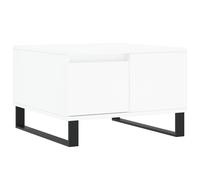 (white) vidaXL Coffee Table Side Table Sofa Couch Table Sonoma Oak Engineered Wood