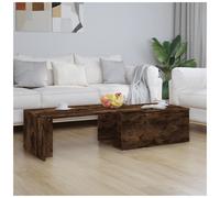 Coffee table smoked oak 150x50x35cm engineered wood modern minimalist sleek
