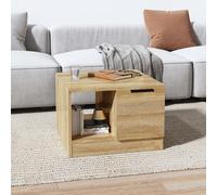 Vidaxl Coffee Table Sonoma Oak 50X50X36 Cm Engineered Wood