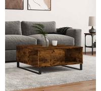 (smoked oak) vidaXL Coffee Table Side Table Sofa Couch Tea Table White Engineered Wood