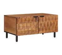 Coffee Table Brown 80 x 50 x 40 cm Solid Mango Wood