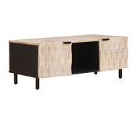 Coffee Table Solid Mango Wood Living Room Elegant Furniture Piece Sleek vidaXL