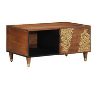 vidaXL Coffee Table Honey Brown 80 x 50 x 40 cm Solid Mango Wood