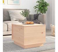 Coffee Table Solid Pine 40x50x35 cm Natural Lift-Top Storage Rustic for Sofa Use