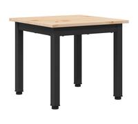 vidaXL Coffee Table White 40 x 40 x 36 cm Solid Pine Wood, Living Room, Square Design, Minimalist Approach, Durable Materials, Simplistic Elegance, for Any Space, Quality