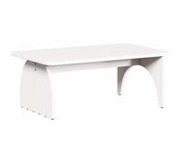 vidaXL Coffee Table White 80 x 50 x 31 cm Solid pine wood