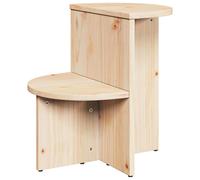 vidaXL Coffee Table Natural 50 x 40 x 50 cm Solid pine wood