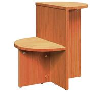 Coffee Table Solid pine wood Rustic Tables Round Indoor Pine Natural vidaXL