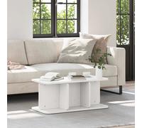 Coffee Table White 80 x 39.5 x 33.5 cm Solid pine wood
