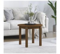 (honey brown, Ã? 55 x 45 cm) vidaXL Solid Wood Pine Coffee Table End Table Multi Colours Ø 45x40/Ø 55x45 cm