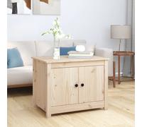 (Brown) vidaXL Solid Wood Pine Coffee Table Side Centre Accent End Table Multi Colours
