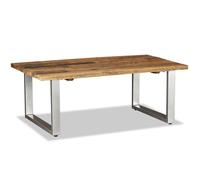 Coffee Table Solid Reclaimed Wood 100cm Tea Stand Side End Couch vidaXL