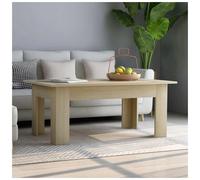 Coffee Table Sonoma Oak 100x60x42cm Engineered Wood Minimalist Cozy Living Room