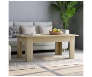 Coffee Table Sonoma Oak 100x60x42cm Engineered Wood Minimalist Cozy Living Room