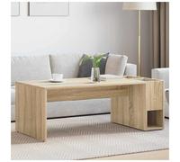 Coffee Table Sonoma Oak 101.5x50x37cm Engineered Wood Modern Storage Indoor