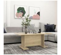 Coffee Table Sonoma Oak 103.5x60x40cm Engineered Wood Rustic Rectangular Large