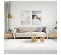 Coffee Table Sonoma Oak 50x46x35cm Engineered Wood Metal Legs Drawer Minimalist