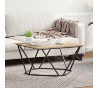 vidaXL Coffee Table Sonoma Oak 80 x 80 x 45 cm