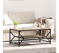 vidaXL Coffee Table Sonoma Oak 90 x 50 x 40 cm