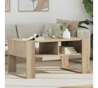 Coffee table Sonoma oak 92x53x45cm Engineered wood modern shelf storage durable
