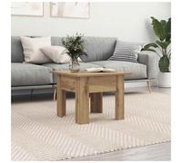 Coffee Table Artisan Oak 55 x 55 x 42 cm Engineered Wood