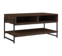 Coffee Table Tea Side End Sofa Brown Oak Engineered Wood vidaXL