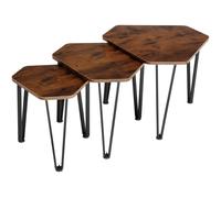 Coffee Table Torquay - 3 nesting tables, industrial style
