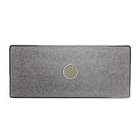 Coffee Table Tray - Natural Ebonite Desktop Tray for Tea Service, Simple Design for Home and Office, Suitable for Display and Serving