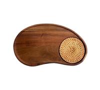 Coffee Table Tray, Portable and Decorative Serving Board, Snack Tray, For Your Living Room, Coffee, Breakfast, Lunch, Terrace, Snack, Party, Tea