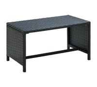 Coffee Table Waterproof 70cm Poly Rattan Garden Tea Desk Multi Colours vidaXL