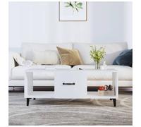 Vidaxl Coffee Table White 102X50X40 Cm Engineered Wood
