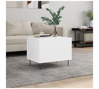 Coffee Table White 60x44.5x45cm Engineered Wood Lift-Top Up Storage Hairpin Legs