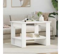 vidaXL Coffee Table White 72 x 50 x 50 cm Engineered Wood