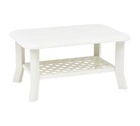 vidaXL Coffee Table White 90x60x46 cm Plastic