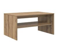 Coffee Table with a Shelf Engineered Wood Accent Desk Multi Colours vidaXL