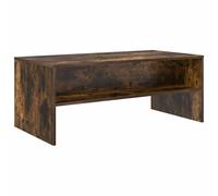 Coffee Table with a Shelf Engineered Wood Accent Desk Multi Colours vidaXL