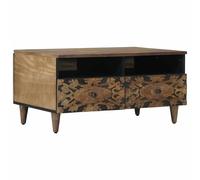 vidaXL Coffee Table with Drawer Brown 80 x 54 x 40 cm Solid Mango Wood