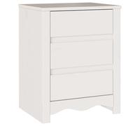 Coffee Table with Drawer Drammen Solid Pine Wood Modern Furniture vidaXL