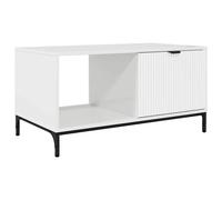 vidaXL Coffee Table High Gloss White 90 x 49 x 46 cm Engineered Wood