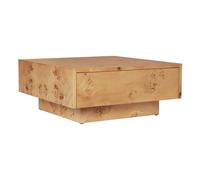 Coffee table with drawer in FSC Blur Storage wood Natural one size
