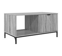 vidaXL Coffee Table Grey Sonoma 90 x 49 x 46 cm Engineered Wood