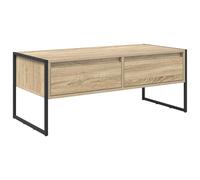 Coffee Table with Drawer with Storage Engineered Wood Industrial Modern vidaXL
