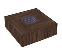 Coffee Table with LED Hallway End Table Side Table Engineered Wood vidaXL
