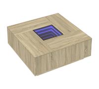Coffee Table with LED Hallway End Table Side Table Engineered Wood vidaXL