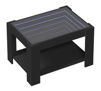 Coffee Table with LED Hallway Tea End Table Side Table Engineered Wood vidaXL