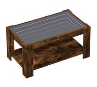 Coffee Table with LED Hallway Tea End Table Side Table Engineered Wood vidaXL