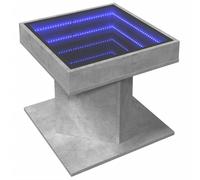 Coffee Table with LED Hallway Tea End Table Side Table Engineered Wood vidaXL